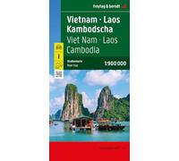 Vietnam - Laos - Kambodscha, Straßenkarte 1:900.000, freytag & berndt: 186