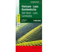 vietnam, Laos y Camboya mapa de carreteras. Escala 1:900.000. Freytag & Berndt.: Wegenkaart 1:900 000: 186 (Auto karte)
