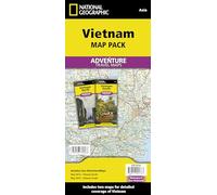 National Geographic - Pack de mapas Vietnam - Mapas de viaje aventura/destino - en inglés