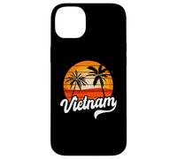 Vietnam Retro Sunset Design Vietnamita Beach Carcasa para iPhone 14 Plus