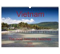 Vietnam`s most beautiful beaches (Wall Calendar 2026 DIN A3 landscape), CALVENDO 12 Month Wall Calendar: Dreamy beaches of Vietnam