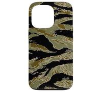 Vietnam Tiger Stripe Camo Vietnamita del Sur Laos Camboya Carcasa para iPhone 13 Pro