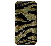 Vietnam Tiger Stripe Camo Vietnamita del Sur Laos Camboya Carcasa para iPhone SE (2020) / 7/8