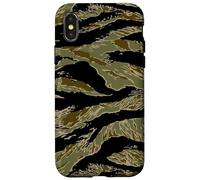 Vietnam Tiger Stripe Camo Vietnamita del Sur Laos Camboya Carcasa para iPhone X/XS