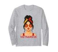 Vietnamese Girl Vietnam Flag Vietnamese Girlfriend Wife Manga Larga