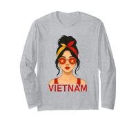 Vietnamese Girl Vietnam Flag Vietnamese Girlfriend Wife Manga Larga