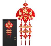 Vietnamese New Year Decoration - Versatile Vietnamese Character Ornaments | 2026 Traditional New Year Party Supplies,for Family Gatherings Shop Celebrations Hallway Doorway Kitchen Entryway