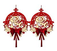 Vietnamese New Year Decorations 2026, Lunar Spring Festival Red Hanging Ornaments, Traditional TET Vietnam Door Sign for Home Restaurant Door Wall