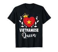 Vietnamese Queen Vietnam Flag Proud Vietnamese Woman Camiseta