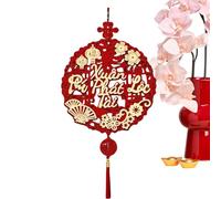 Vietnamese Tet Ornament 2026 | TET Vietnamese New Year Decorations, New Year Spring Festival Red Hanging Ornament For Home Restaurant Decorations