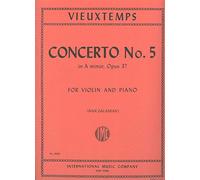 VIEUXTEMPS - Concierto nº 5 en La menor Op.37 para Violin y Piano (Galamian)