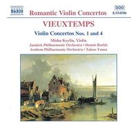 Keylin,Misha - Henri Vieuxtemps : Concertos pour violon n° 1 et n° 4
