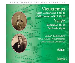 Vieuxtemps, Ysaÿe : Concertos pour violoncelle. Gerhardt, Caballé-Domenech.