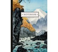 View of Mount Fuji from Ashitaka Notebook: A5 Lined Notebook | Japanese Art Stationery