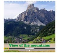 View of the mountains - Alps and Dolomites - (Wall Calendar 2026 12" x 24" / 30 x 60 cm (open)) CALVENDO 12 Month Wall Calendar