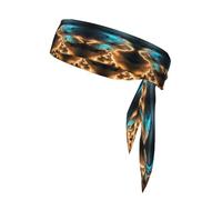 View under the moon - Banda atlética de secado rápido que absorbe la humedad - Elegante diadema ideal para mujeres y hombres activos