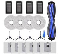 VIEWALL Accesorios para Ecovacs Deebot T50 Pro Omni/T50 MAX Pro/T50 Omni Aspiradoras,1 Cepillo Principal, 4 Toallitas, 4 Cepillos Laterales,4 Filtros HEPA,6 Bolsas para el Polvo,1 Herramienta