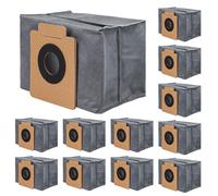 VIEWALL Paquete de 12 Bolsas de Polvo compatibles con Eufy X10 Pro Omni / X8 Pro Robot Vacuum Station, Bolsas Desechables de Repuesto de 4 Capas