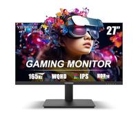 Viewedge 27 Inch Gaming Monitor, IPS 165Hz 1ms QHD Computer Monitor, 2560x1440p,HDR 10, 120% sRGB, Supports 144Hz, Bluelight Filter,VESA Wall Mounted, 2HDMI &1DP Port