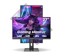 Viewedge Monitor para juegos de 27 pulgadas QHD (2560 x 1440p) 240Hz Monitor de computadora HDR10 IPS DisplayPort HDMI 2K altavoz integrado montado en la pared