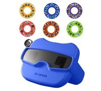 Viewfinder for Kids - Retro Educational Toy with 6 Reels, View Finder Toys for 3+ Years Old Boys Girls Classroom Outdoor Indoor School Home, Fastened Pivot Hardware, Polymeric Shroud | Optical Present