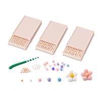 VIEWLEAF Juego de 3 rodillos de modelado 3D con tapa, 2-4 mm | PLA, tira a bola para decoración de uñas, flores, miniaturas, pendientes, colgantes, tarjetas y manualidades