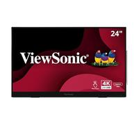 ViewSonic ID2456-4K - Tableta de pantalla táctil 4K UHD de 24 pulgadas con PCAP táctil de 10 puntos, lápiz capacitivo activo, soporte integrado, hub USB, HDMI, DisplayPort y entradas USB C