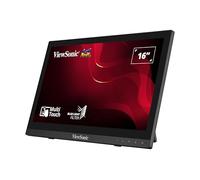 Viewsonic TD1630-3 pantalla para PC 39,6 cm (15.6") 1366 x 768 Pixeles HD LCD Pantalla táctil Multi-usuario Negro