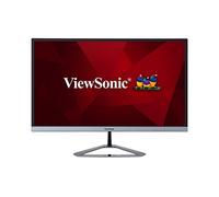 ViewSonic Monitor VX2476-SMH 24" Full-HD, Panel IPS, HDMI, Eye-Care, Modo Eco, Altavoz, Plateado-Negro