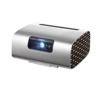 ViewSonic Proyector inteligente láser RGB portátil M10 con altavoz Harman Kardon, color plateado