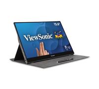 Viewsonic TD1655 pantalla para PC 39,6 cm (15.6") 1920 x 1080 Pixeles Full HD LED Pantalla táctil Multi-usuario Negro, Plata