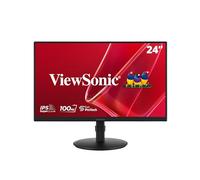 ViewSonic VA2408-HDJ Monitor 24 Pulgadas Full HD, 100Hz, IPS, 99% sRGB, Altura Ajustable, HDR10, HDMI, VGA, DP, Sin Parpadeo, Garantía de Dos años
