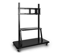 Viewsonic VB-STND-001 - Soporte de pie para pantalla plana (Portable flat panel floor stand, Negro, Monitor público, 4 rueda(s))
