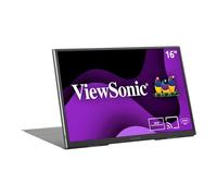 ViewSonic VG1656N Monitor portátil inalámbrico IPS de 16 Pulgadas 1200p con 2 vías Alimentado 60W USB C, batería integrada de 4000 mAh y Soporte con Cubierta Inteligente