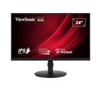ViewSonic VG2408A Monitor LED FHD SuperClear IPS de 24 Pulgadas con VGA, HDMI, Puerto DipsplayPort, USB, Altavoces y Soporte ergonómico Completo