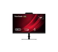 ViewSonic VG2441V Monitor para videoconferencias FHD de 24 pulgadas con conexión USB-C y cámara web certificada para Windows Hello