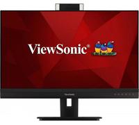 ViewSonic VG2756V-2K Monitor de videoconferencia de 27 Pulgadas 1440p con cámara Web, alimentación de 2 vías USB C de 90 W, Acoplamiento Gigabit Ethernet RJ45 Integrado, ergonómico de inclinación de
