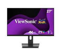 ViewSonic VG2762-4K Monitor IPS de 27" 4K, HDMI x2, DisplayPort, Antirreflejos, Compatible con VESA, 10 bits, HDR10, Ergonómico, Eye ProTech