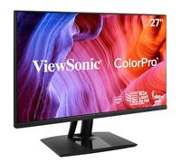 ViewSonic VP2756-2K - Monitor IPS de 27 Pulgadas, QHD, sin Bordes en 3 Lados, 100% sRGB, Certificado Pantone, 5ms, 350 nits, HDMI, DisplayPort, USB-C, rotación-Auto, Regulable en Altura