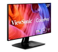 ViewSonic VP2768a-4K Monitor Profesional UHD de 27 Pulgadas y 2160p, 100% sRGB, validado por Pantone, Modo daltónico, USB Tipo C, HDMI, DisplayPort, Ethernet.