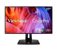 ViewSonic VP2768a Monitor Profesional 2K QHD de 27" 100% sRGB, validado por Pantone, USB Tipo C, HDMI, DP, Ethernet, para diseño gráfico, fotografía y edición de Video