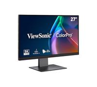 ViewSonic VP2788-5K Monitor de 27 Pulgadas, 5K Thunderbolt 4, 5120p x 2880p, IPS, 218 PPI, 99% DCI-P3, Dual Daisy Chain, HDR 400, Ergonómico, Compatible con Mac, USB-C, HDMI, DP, 5 Años de Garantía
