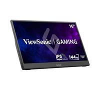 ViewSonic VX1654 Monitor portátil para Juegos de 16 Pulgadas (1920 x 1080), 144Hz, 6.5ms, SuperClear® IPS, Mini HDMI, 2 USB Tipo C, Altavoces