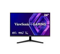 ViewSonic VX24G1-HD Monitor Gaming 24 Pulgadas, Full HD 1920p x 1080p, 180 Hz, 1ms MPRT, IPS Panel, G-Sync Compatible, 111% sRGB, HDR10, Diseño sin Marco, HDMI 2.0 x 2, Display Port