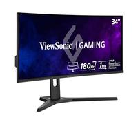 ViewSonic VX3418-2KPC Monitor VA 34" QHD, Curvo 1500R, 144hz, 1ms MPRT, Adaptive Sync, 2 HDMI, 2 DisplayPort, Altavoces, pie Ajustable en Altura