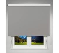 VIEWTEX Estor Enrollable Opaco Térmico Textil Texturado Gris 105 x 250 cm | Control de Luz y Aislamiento Térmico | Fácil Instalación a Pared o Techo | Fabricado en España | 5 Años de Garantía