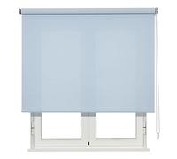 VIEWTEX | Estor Enrollable Screen 1% Apertura Blanco Turquesa 135 X 250cm | Fabricado en España | Garantia 5 años