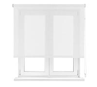 VIEWTEX | Estor Enrollable Screen Grado de Apertura 5% Blanco 135 X 190cm | Aislante térmico | Translúcido | Fabricado en España | Garantia 5 años