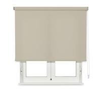 VIEWTEX | Estor Enrollable Traslúcido Chela Beige 90x250cm | Filtra y tamiza la luz conservando la intimidad | para Puertas y Ventanas | Fabricado en España | Garantia 5 años