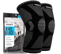 Viexpand 2PCS Rodilleras,Rodillera de compresión,Antideslizante y transpirable,para hombres y mujeres,soporte de rodilla para correr y entrenar,Rodilleras para alivio del dolor de rodilla (M)